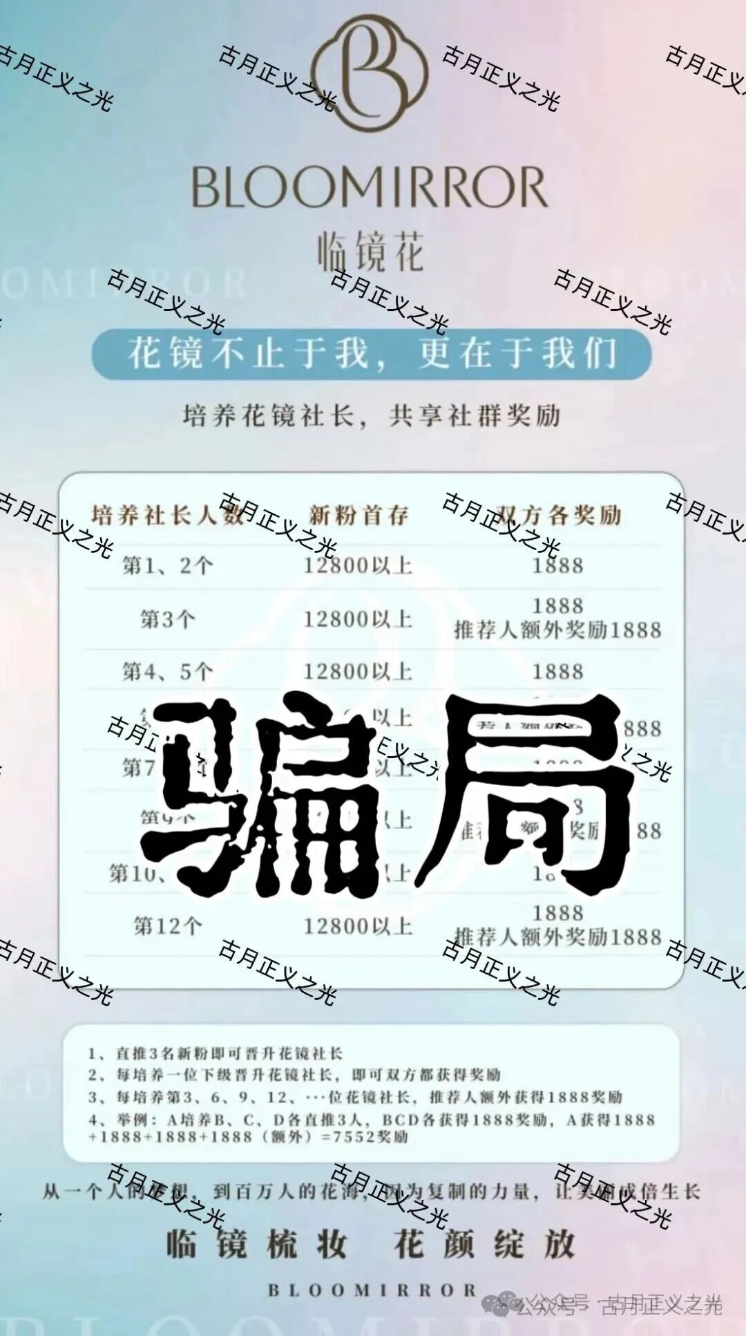 实名举报【临镜花(香港)】美妆有限公司进行非法集资诈骗活动,马上要崩盘跑路了! 实名举报【临镜花(香港)】美妆有限公司进行非法集资诈骗活动,马上要崩盘跑路了!