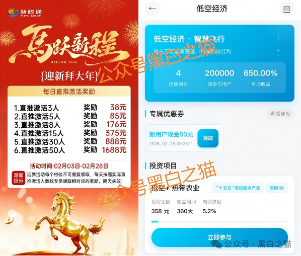 资金盘｜臆造“新政通”冒充国家机构，拉人头非法吸收公民资金......