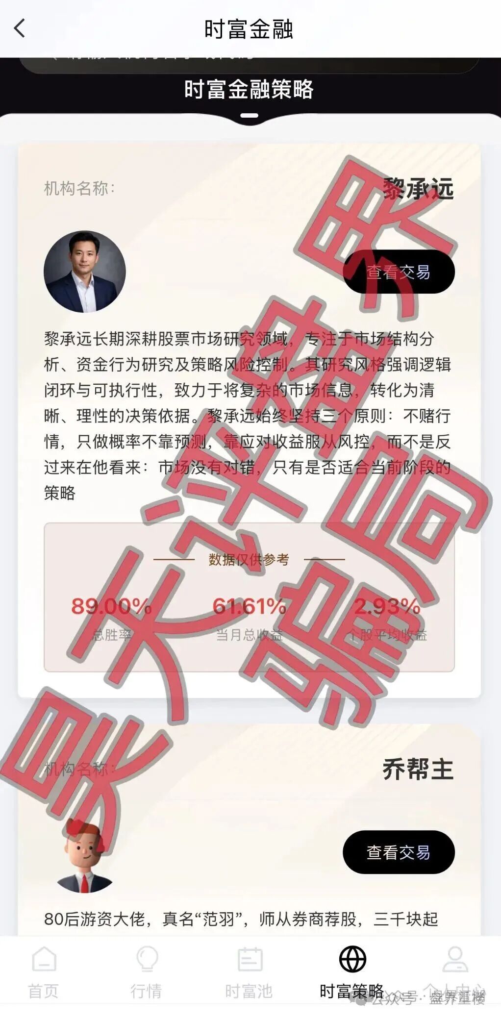 【永捷量化】卷土重来,时富金融策略实为套牌杀猪盘,远离! 【永捷量化】卷土重来,时富金融策略实为套牌杀猪盘,远离!