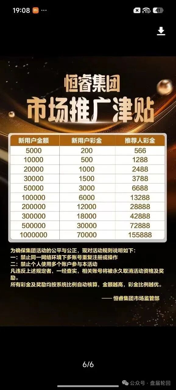 警惕“恒睿集团”骗局：一场披着“高薪推广”外衣的资金盘陷阱！