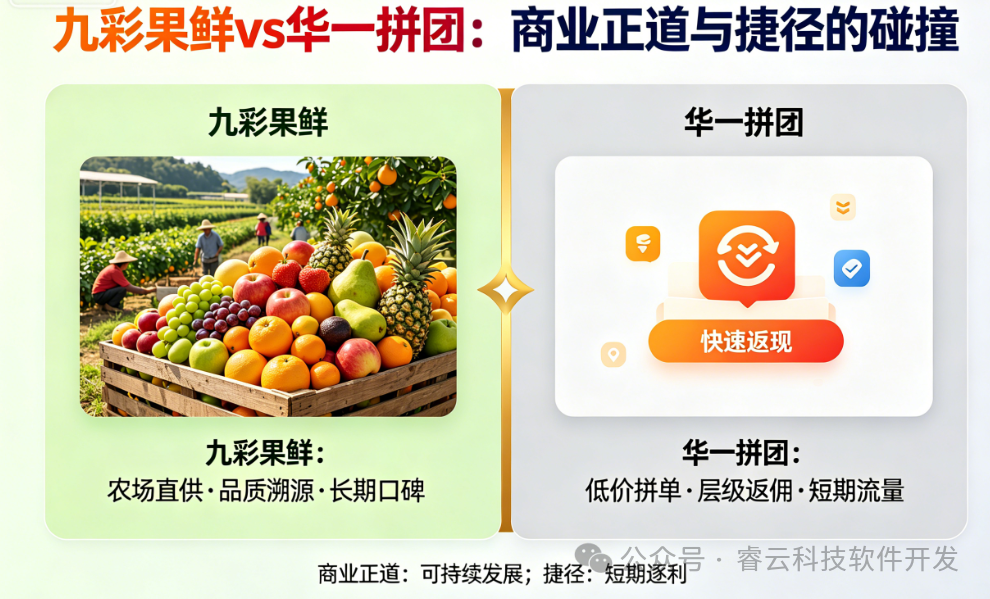 同拼不同命:九彩果鲜“暴雷”跑路,华一拼团凭啥稳坐钓鱼台? 同拼不同命:九彩果鲜“暴雷”跑路,华一拼团凭啥稳坐钓鱼台?