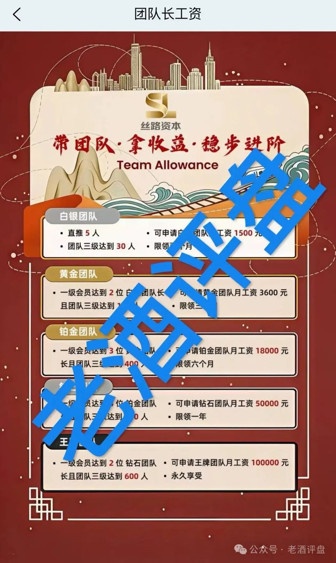 起底【丝路资本】实际是披着分红盘外衣的的庞氏骗局! 起底【丝路资本】实际是披着分红盘外衣的的庞氏骗局!